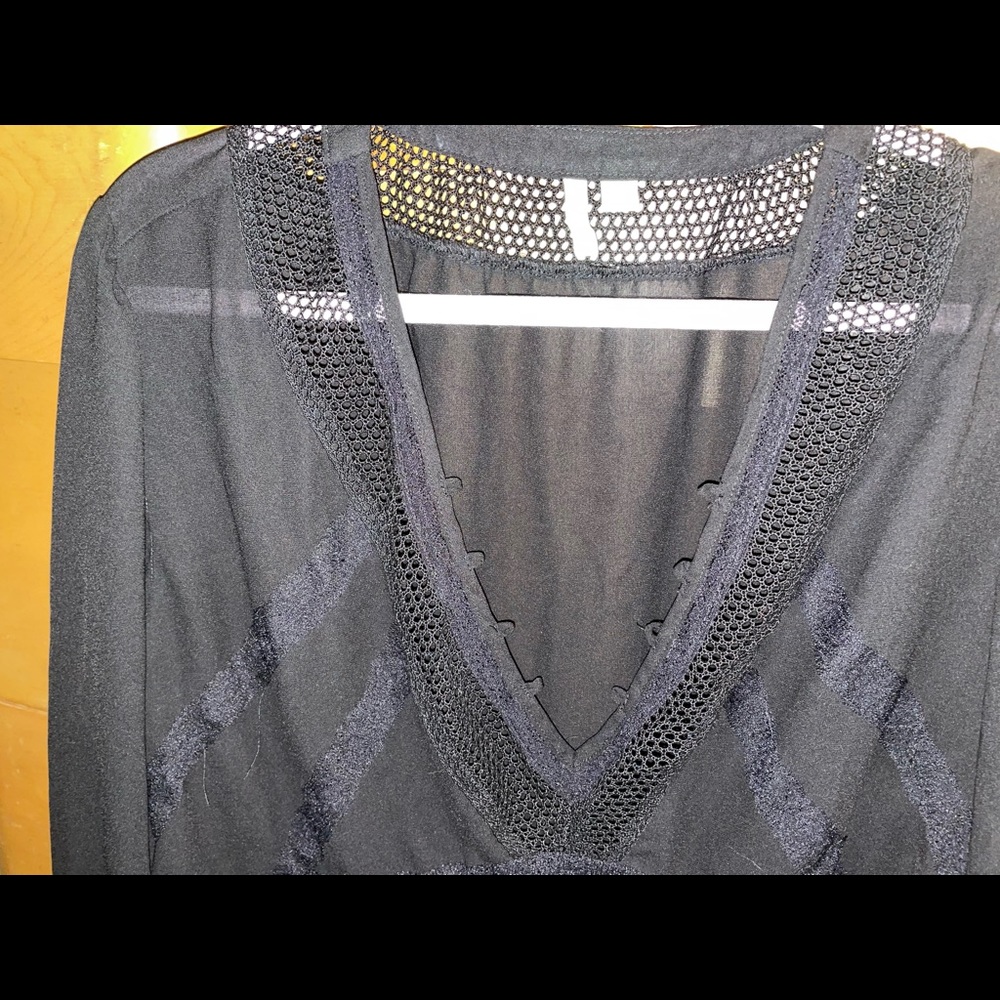 Cato Long Sleeve Black Shirt